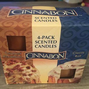 Delicious smelling CINNABON Candles (4-Pack)